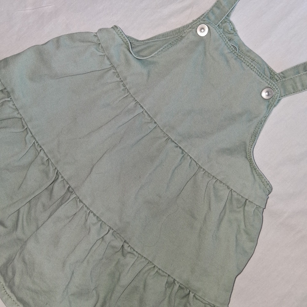 Wonder‎ Nation Olive Green Denim Layered Ruffle Skirtall Toddler Girls Size 3T